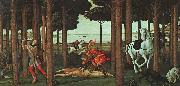 BOTTICELLI, Sandro, The Story of Nastagio degli Onesti (second episode) gfhgf